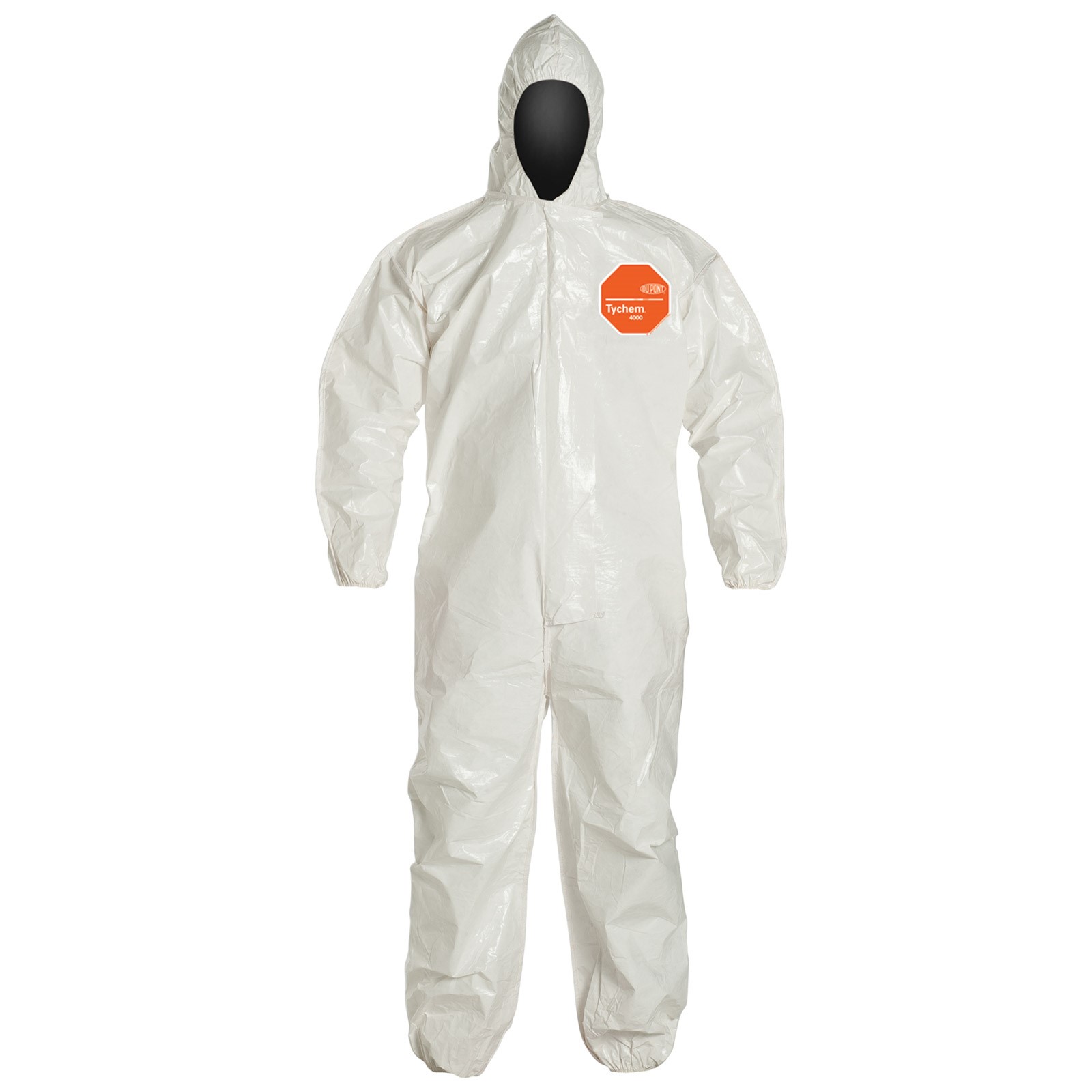 DuPont Tychem SL Hood Elastic Wrists & Ankles Coveralls Each 