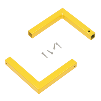 Vestil Steel Square Safety Handrail Corner Connectors Pair