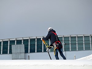 Safe Rooftop Snow Removal