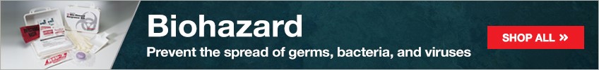 Biohazard - Prevent the spread of germs, bacteria, and viruses 