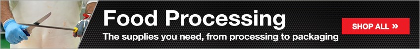 Food Processing - the supplies you need from processing to packaging 