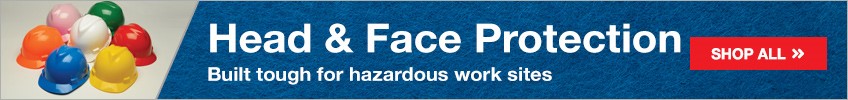 Head and Face Protection - Built tough for hazardous work sites