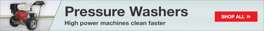 Pressure Washers - High power machines clean faster