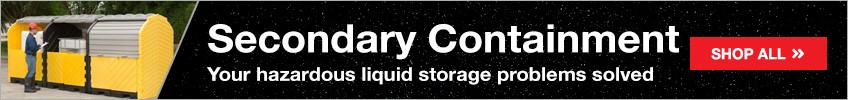 Secondary Containment - Your hazardous liquid storage problems solved