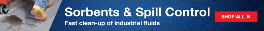 Sorbents & Spill Control - Fast clean-up of industrial fluids