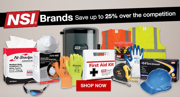 Save 25% On Safety Costs With NSI Brands!