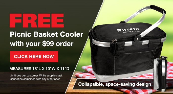 Free Picnic Blanket With Your $99 Order From Wrth NSI