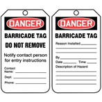 Shop Safety Tags with Top Hole
