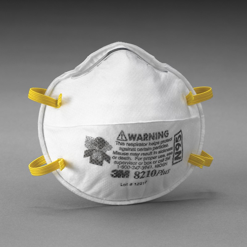 3m 8210 Plus N95 Disposable Respirator Masks 20box Ebay 