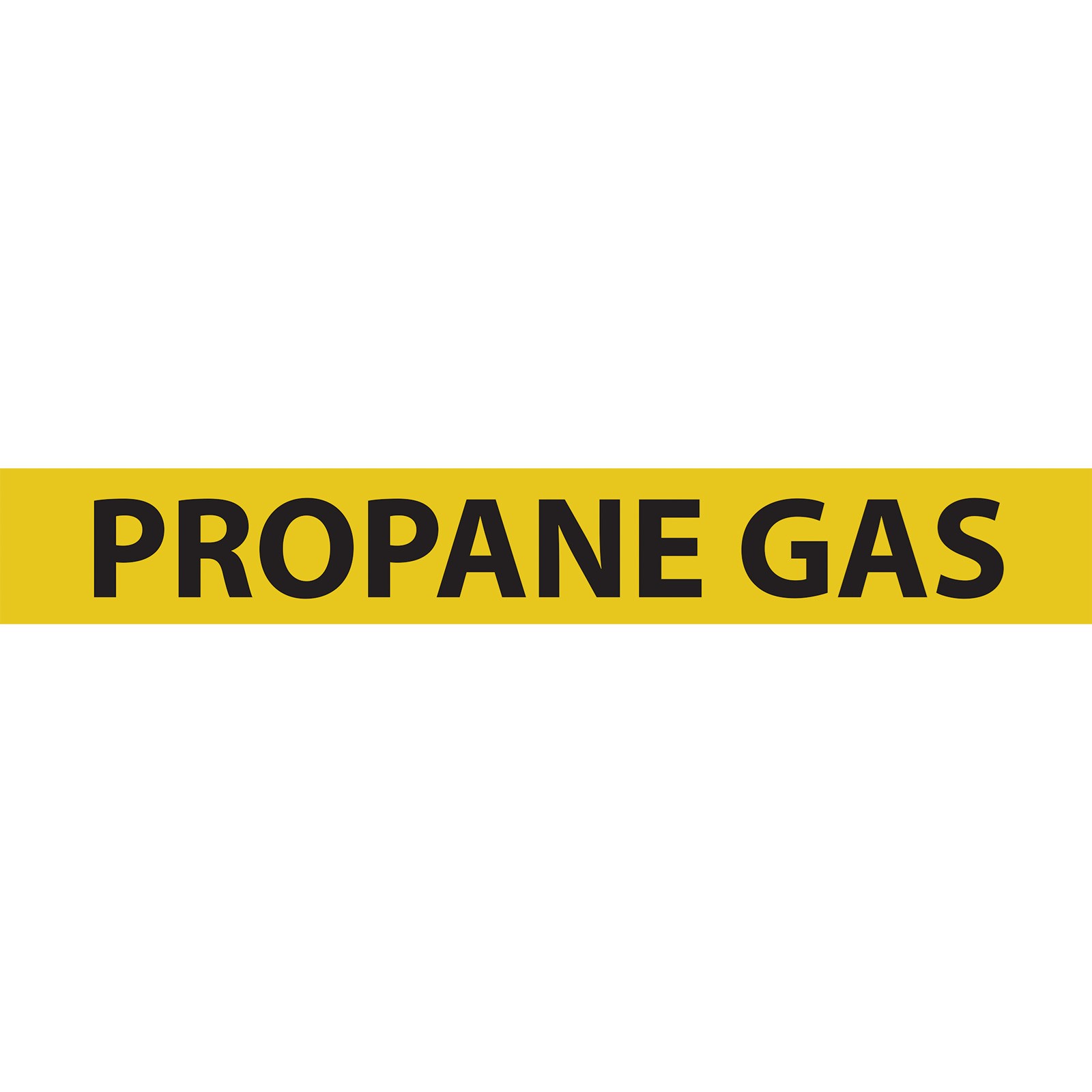 Propane Gas Yellow PressureSensitive Vinyl Pipe Markers 25/Pack eBay