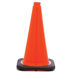 18" Orange 3 lb. Wide Body Heavy-Duty Traffic Cone