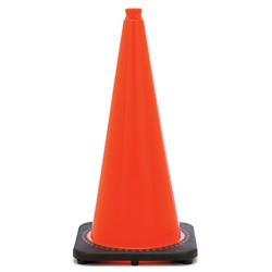 28" Orange 7 lb. Wide Body Heavy-Duty Traffic Cone