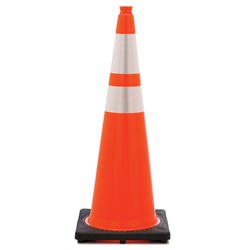 36" Orange 10 lb. Wide Body Heavy-Duty Traffic Cone