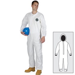  ProShield® 60 Hood, Elastic Wrists & Ankles Disposable Coveralls