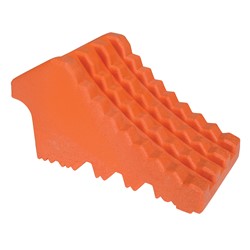 Structural Foam Poly Wheel Chock 9.25" x 4.64" x 5.12"