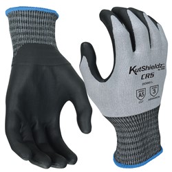  Touchscreen Polyurethane Palm Coated HPPE Level A5 Cut Resistant Gloves