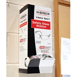 NSI XP® 748 Clear Lens OTG Large Safety Glasses - 365579