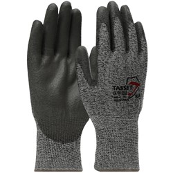  Seamless Knit PolyKor® Blended Glove with Polyurethane Coated Flat Grip on Palm & Fingers