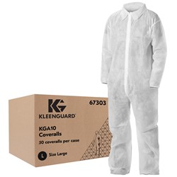  Lightweight Non Hazardous Particulate Protection KleenGuard™ KGA10 Coveralls