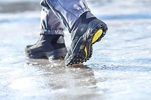 Watch out for icy, slippery conditions