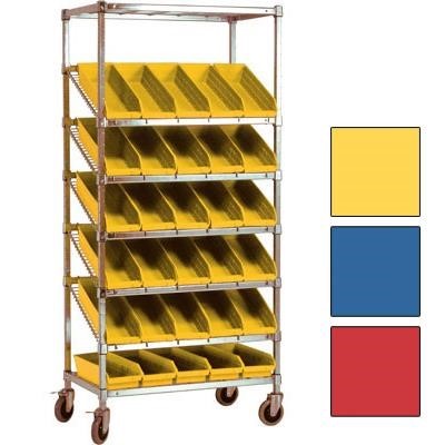 Storage Systems Chrome Slanted Wire, Slanted Wire Shelving
