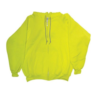 Chamber® Chill Buster® Lime Zippered Hooded Sweatshirt - 39795CP