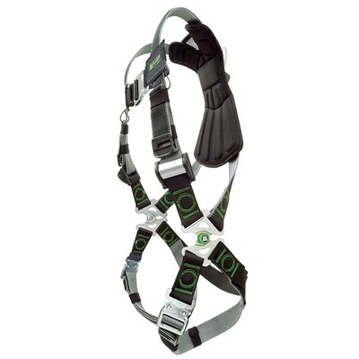 Small/Medium 400 lb Side D-Rings & Pad Miller Revolution Full Body Safety Harness with Quick Connectors Suspension Loop Front D-Ring RDTFDSL-QC-BDP/S/MBK Capacity Removable Belt