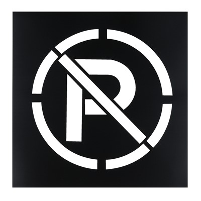 Ch Hanson 15 Dia No Parking Symbol Plastic Safety Parking Control Stencil Northern Safety Co Inc