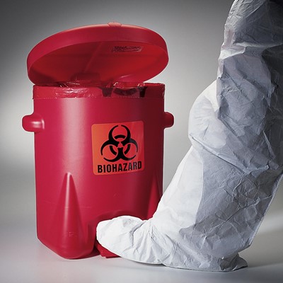 6-Gallon Biohazardous Waste Step-On Disposal Container - 6905 ...