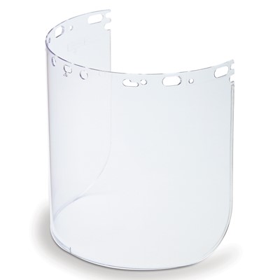 Curved Safety Faceshield Visor Self Protection Clear 3002828 