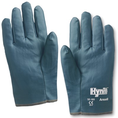 Pack of 12. ANSELL HYNIT NITRILE WORK GLOVES Size 9 