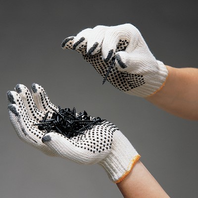 work gloves with reinforced fingertips