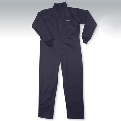 CSA Z462 NFPA 2112 12.7 cal/cm2 CGSB 155.20 ATPV Walls Red 9-Ounce FR 88/12 Striped Coverall HRC 2 NFPA 70E and ASTM F1506 38L