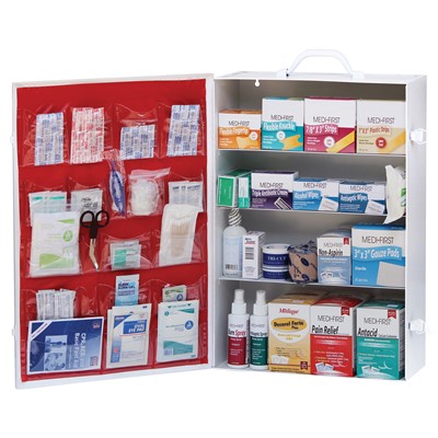 first aid cabinet supplies