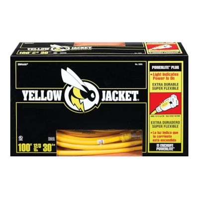 Southwire® Yellow Jacket® 100' Contractor Grade 12/3 Power Cord