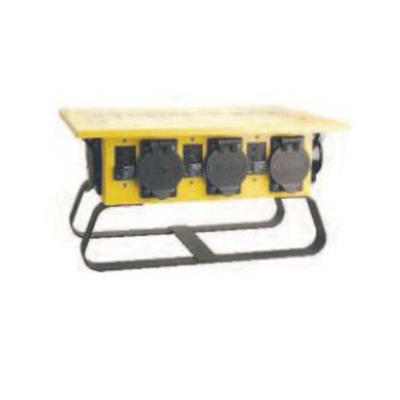 X-Treme Box Portable Power Distribution Center, 125/250 VAC, 20/30/50 A, 7  Outlets, Carbon Steel