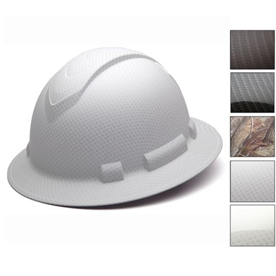 low profile full brim hard hat