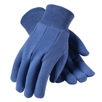 blue jersey gloves