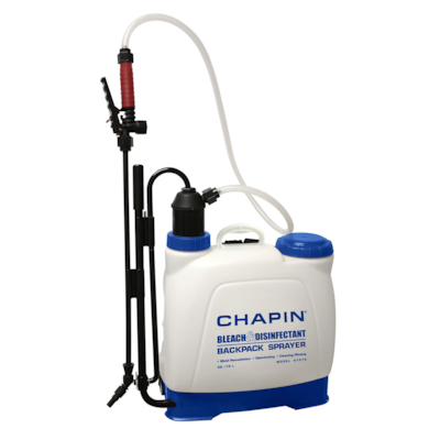Chapin® Euro Style Backpack, Bleach and Disinfectant Poly Sprayer
