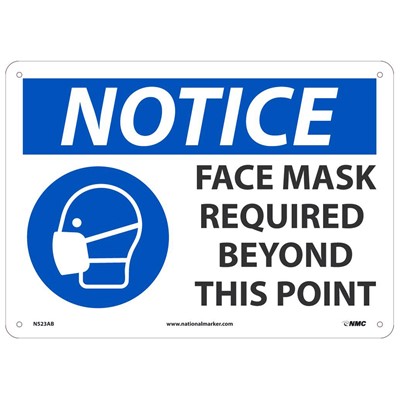 Legend CAUTION Black on Yellow Aluminum 14 Length x 10 Height RESPIRATORS REQUIRED IN THIS AREA NMC C71AB OSHA Sign