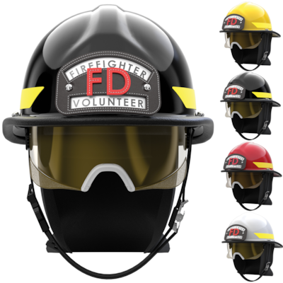 Bullard® PX Series ModernStyle Structural Fire Helmet with ReTrak