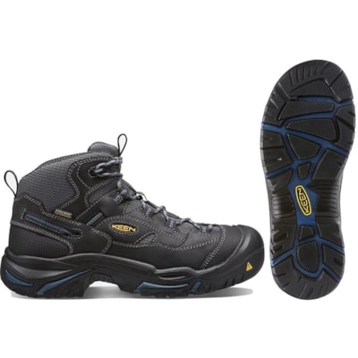 Keen® Braddock Mid Plain Toe Waterproof Work Boot, Men display picture 1
