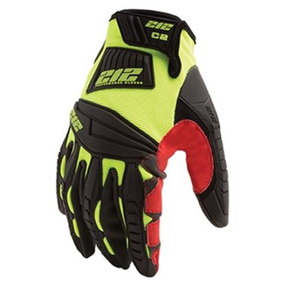  212 Impact Cut 2 Super HiViz Glove