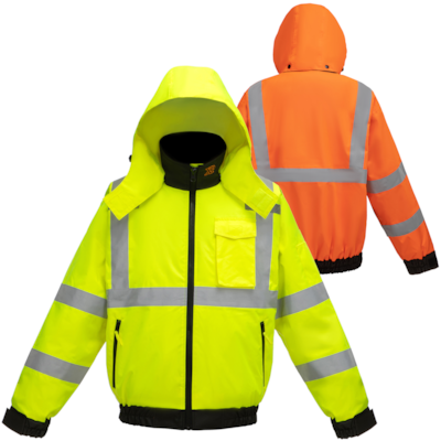 NSI Ultrabrite™ Workwear XP107 Waterproof Bomber Jacket - Class 3