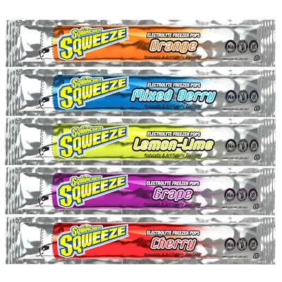 Sqwincher® Sqweeze Assorted Flavor Freezer Pops, 150/Case - 24791