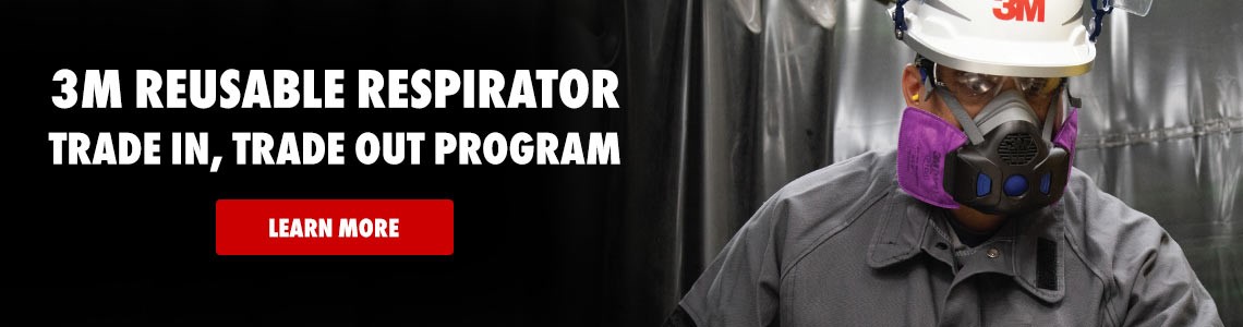 Learn more about 3M Reusable Respirator Trade In Trade Up Program