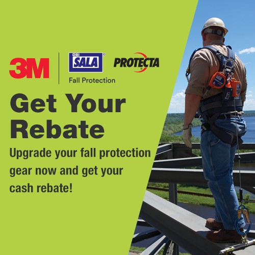 Get Your Rebate. Click here to find out more on how to upgrade your fall protection gear now and get your cash rebate!