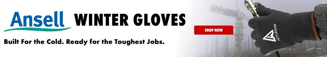 Ansell Winter Gloves. Built for the cold. Ready for the Toughest Jobs. Click here to shop now!