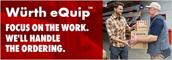 Würth eQuip™ Focus on the work. We'll handle the ordering.