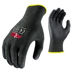 Radians RWG532 Axis™ Touchscreen Polyurethane Palm Coated HPPE Level A2 Cut Resistant Gloves